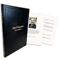 Black - Personalised Book of Condolence