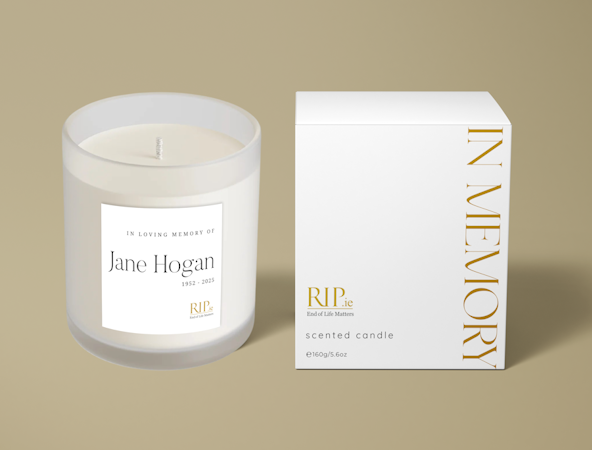 Personalised Memorial Candle