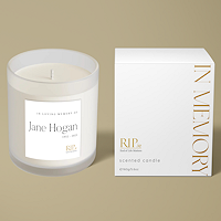 Personalised Memorial Candle